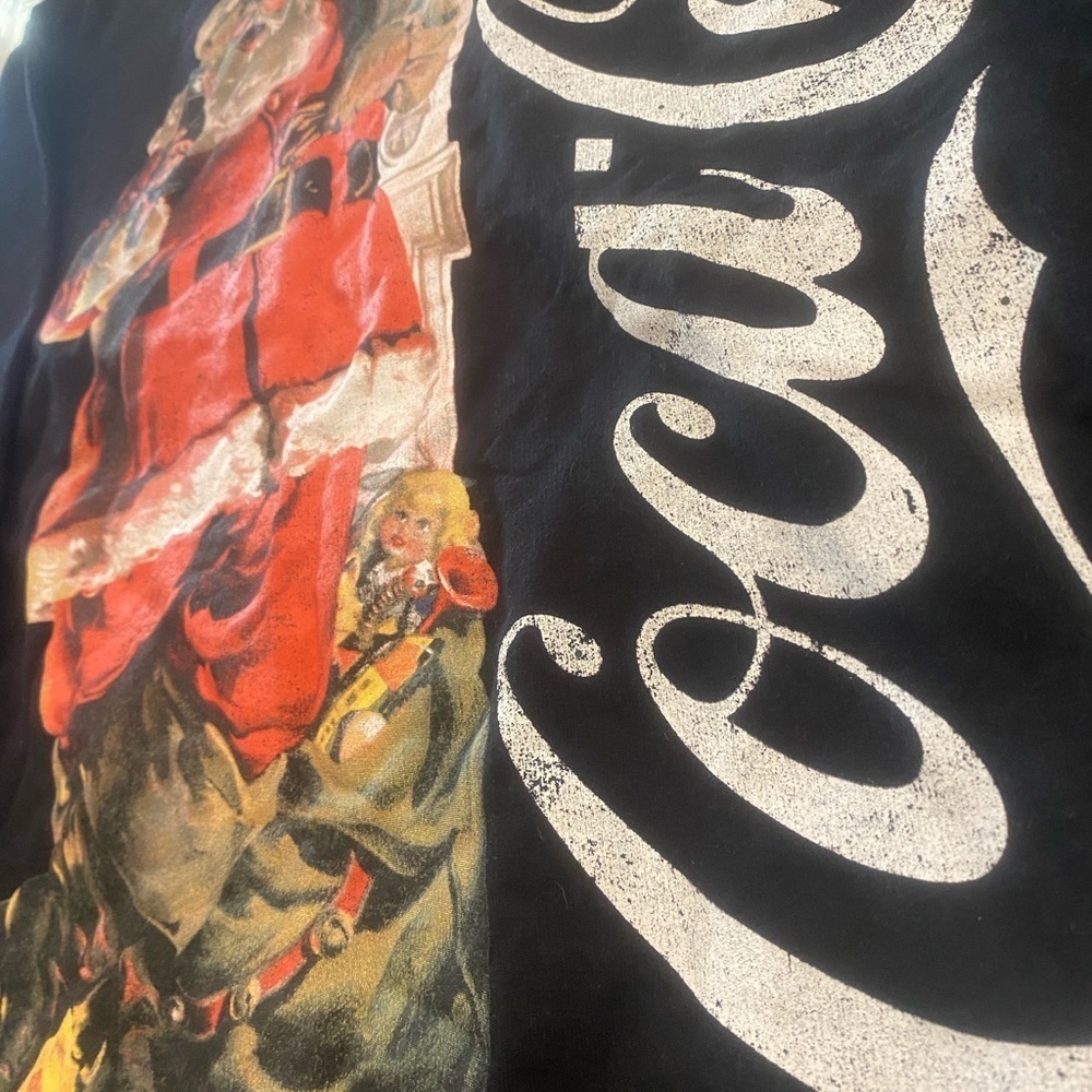 Women’s Christmas Santa Coca-Cola Crew Sweatshirt size xl new without tags - Picture 8 of 11